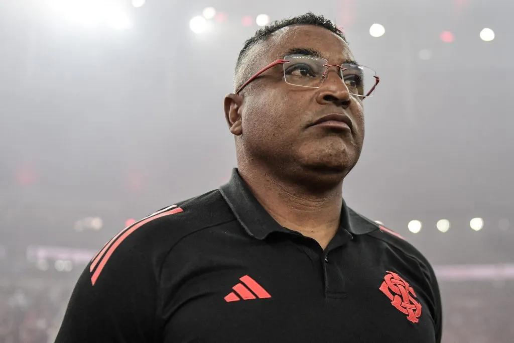 SP – RIO DE JANEIRO – 29/03/2025 – BRASILEIRO A 2025, FLAMENGO X INTERNACIONAL – Roger Machado tecnico do Internacional durante partida contra o Flamengo no estadio Maracana pelo campeonato Brasileiro A 2025. Foto: Thiago Ribeiro/AGIF