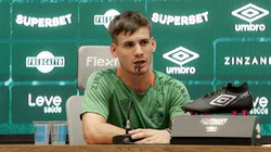 Lavega deu sua 1ª entrevista oficial - FOTO: LUCAS MERÇON / FLUMINENSE F.C.