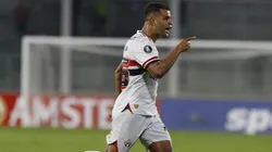 Alisson comemora seu gol pelo São Paulo. Foto: Rubens Chiri/São Paulo