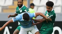 Lucas Evangelista foi um dos poucos destaques de nova atuação fraca do Palmeiras, agora pela Libertadores