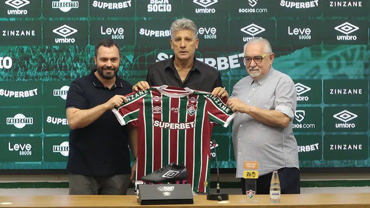 Renato Gaúcho é o novo técnico do Fluminense. Foto: Marcelo Gonçalves/Fluminense FC