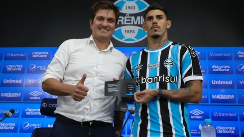 Lateral Mayk, do Grêmio. Foto: Rodrigo Fatturi / Grêmio FBPA