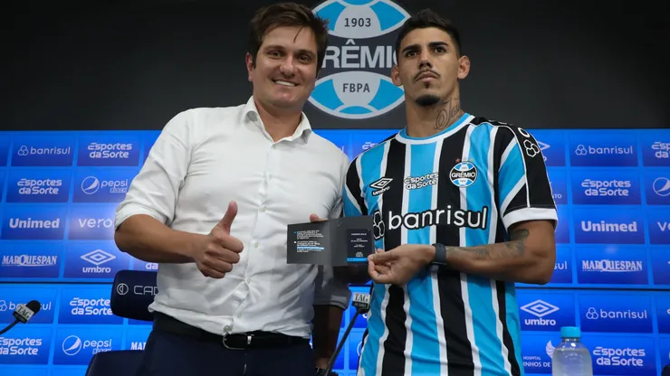Lateral Mayk, do Grêmio. Foto: Rodrigo Fatturi / Grêmio FBPA