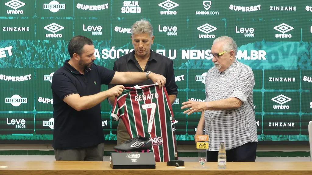 Renato Gaúcho, novo comandante do Tricolor das Laranjeiras. Foto: Marcelo Gonçalves/Fluminense.