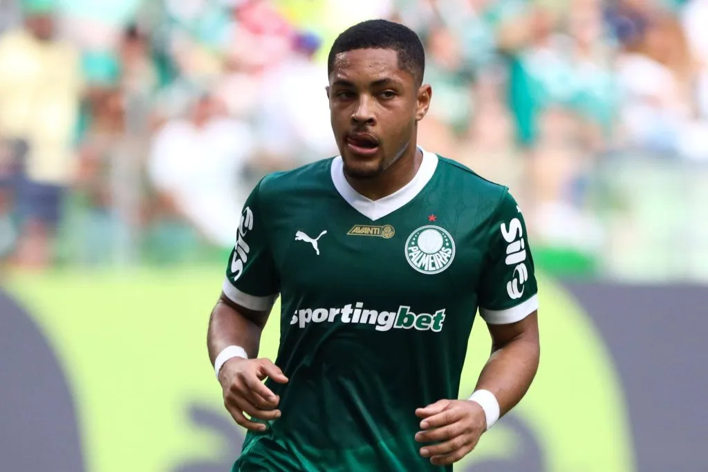 Vitor Roque, jogador do Palmeiras