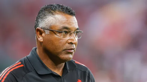 Roger Machado, técnico do Internacional, durante partida contra o México. Foto: Luiz Erbes/AGIF.