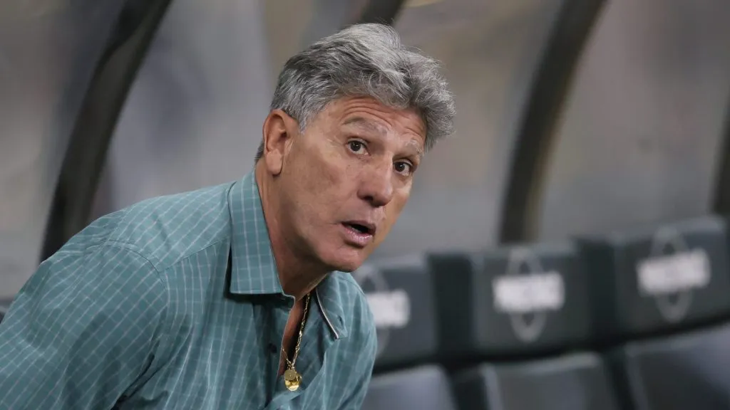 Renato Gaúcho quando era treinador do Grêmio