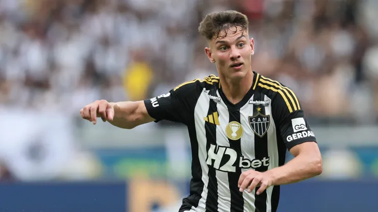Natanael, atleta do Atletico-MG, em jogo diante do América-MG pelo Campeonato Mineiro. Foto: Gilson Lobo/AGIF.