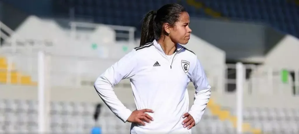 Vic Albuquerque em sua passagem pelo Madrid CFF