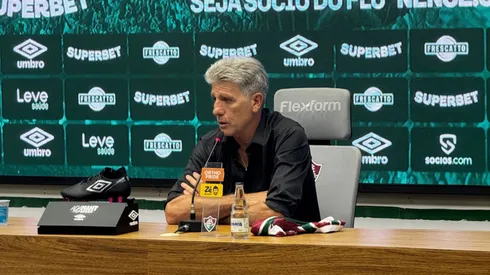 Renato Gaúcho durante apresentação no Fluminense - Foto: Reprodução/Fluminense