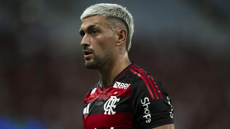 Arrascaeta durante partida entre Flamengo e Maricá, no Maracanã, pelo Campeonato Carioca.