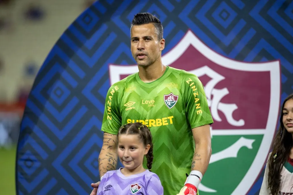 SP – FORTALEZA – 29/03/2025 – BRASILEIRO A 2025, FORTALEZA X FLUMINENSE – Fabio goleiro do Fluminense durante partida contra o Fortaleza no estadio Arena Castelao pelo campeonato Brasileiro A 2025. Foto: Baggio Rodrigues/AGIF