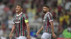 Thiago Silva jogador do Fluminense durante partida contra o Flamengo no estádio Maracanã pelo campeonato Carioca 2025. Foto: Thiago Ribeiro/AGIF