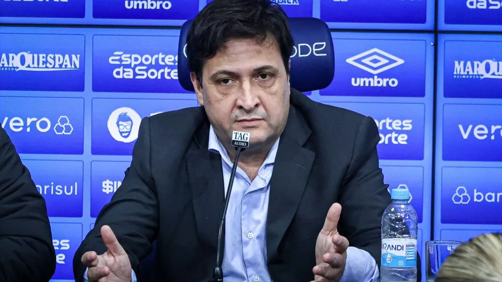 Alberto Guerra é presidente do Grêmio. Foto: Maxi Franzoi/AGIF