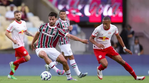 Martinelli em ação com a camisa do Fluminense contra o RB Bragantino. Foto: Marcelo Gonçalves/Fluminense.