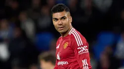 Casemiro em partida pelo Manchester United. (Photo by Juan Manuel Serrano Arce/Getty Images)