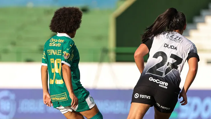 Joselyn Espinales e Duda na final do Paulistão Feminino - Foto: Fabio Menotti/Palmeiras