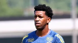 Gil e Guilherme em treino do Peixe.