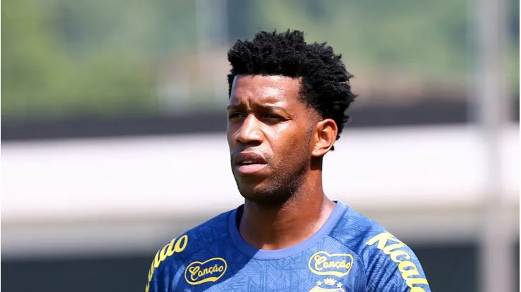 Gil e Guilherme em treino do Peixe.