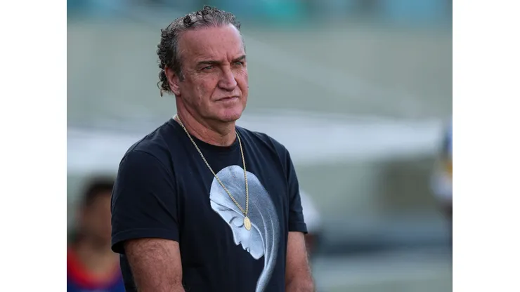 BARUERI, BRAZIL - MAY 12: Cuca, head coach of Athletico Paranaense looks on during a match between Palmeiras and Atlhetico Paranaense as part of Brasileirao Series A 2024 at Arena Barueri on May 12, 2024 in Barueri, Brazil. (Photo by Alexandre Schneider/Getty Images)