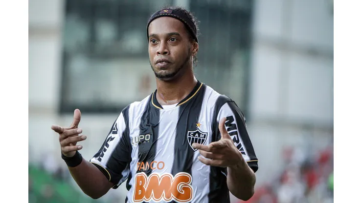 Ronaldinho Gaucho. Atletico-MG x Cruzeiro pela final do Campeonato Mineiro 2013 no Estádio Independencia 12 de Maio de 2013, Belo Horizonte, Minas Gerais, Brasil. Foto: Bruno Cantini/AGIF