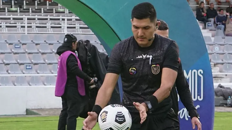 Bryan Loayza, árbitro escolhido para o jogo do Vasco na Copa Sul-Americana. Foto: Divulgação.