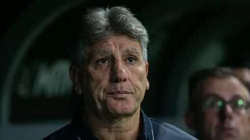 Renato Gaúcho técnico do Grêmio durante partida contra o Atletico-MG no estadio Arena MRV pelo campeonato Brasileiro A 2024. Foto: Fernando Moreno/AGIF