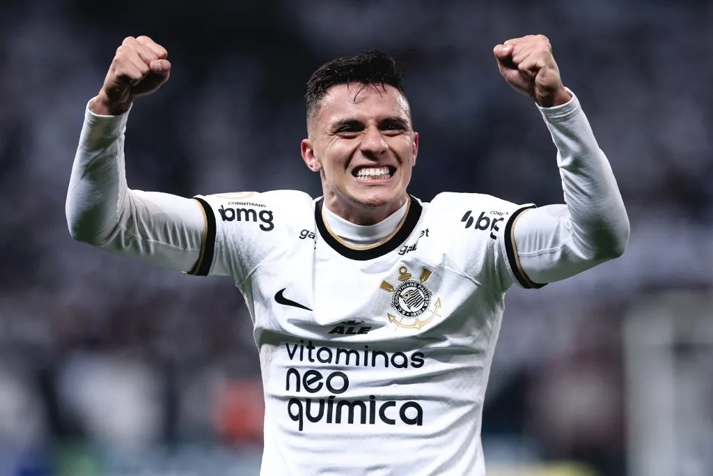 Mantuan em partida pelo Timão, em 2022. Foto: Ettore Chiereguini/AGIF