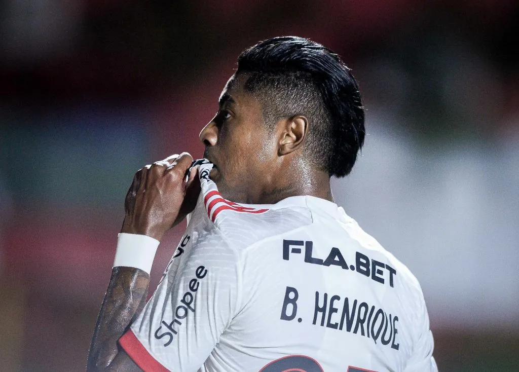 Bruno Henrique foi decisivo contra o Vitória no Barradão. Foto: Jhony Pinho/AGIF