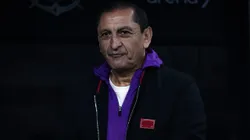 Ramón Díaz durante partida entre Corinthians e Vasco, na Neo Química Arena, pelo Campeonato Brasileiro.