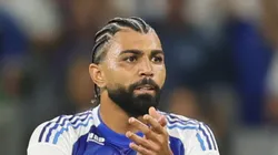 MG - BELO HORIZONTE - 29/03/2025 - BRASILEIRO A 2025, CRUZEIRO X MIRASSOL - Gabriel Barbosa (Gabigol) jogador do Cruzeiro comemora seu gol durante partida contra o Mirassol no estadio Mineirao pelo campeonato Brasileiro A 2025.