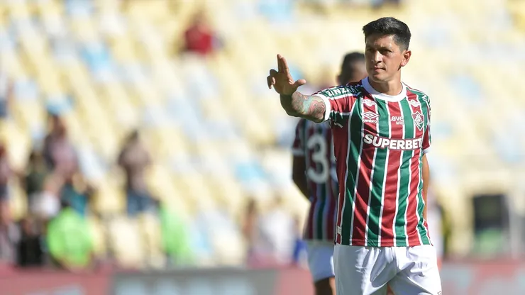 Cano, jogador do Fluminense, durante partida contra o Nova Iguaçu, pelo Campeonato Carioca. Foto: Thiago Ribeiro/AGIF.