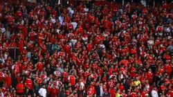 Torcida do Internacional durante partida contra Cruzeiro no estádio Beira-Rio pelo campeonato Brasileiro A 2025. Foto: Maxi Franzoi/AGIF