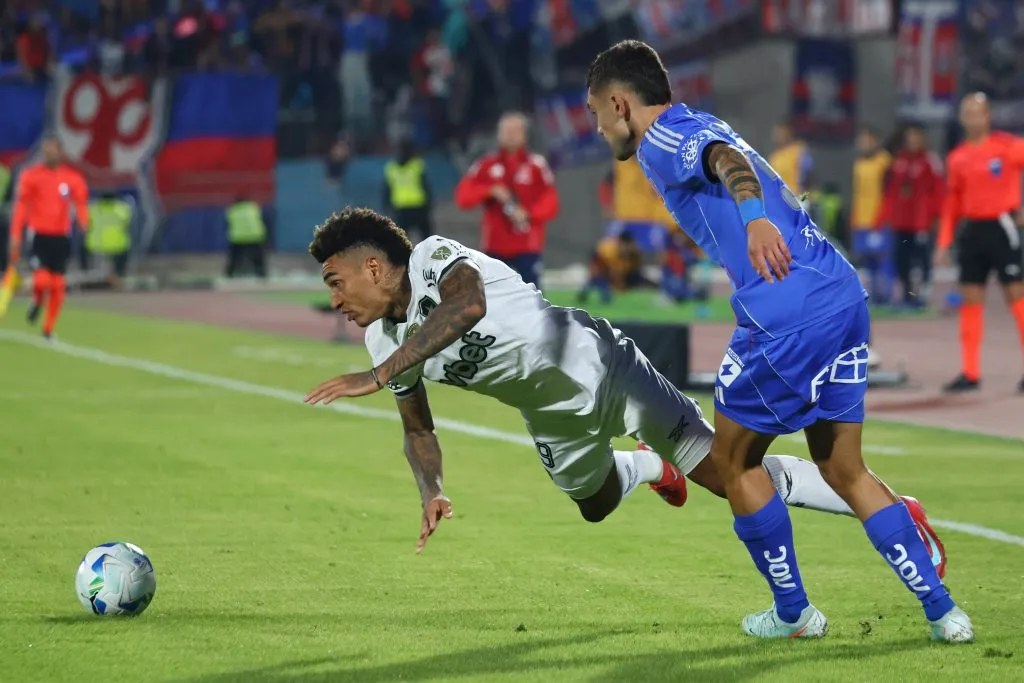 Botafogo perdeu para a Universidad de Chile na primeira rodada da Libertadores. Foto: Marcelo Hernandez/Getty Images.