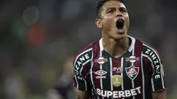 Thiago Silva jogador do Fluminense comemora classificação após partida contra o Grêmio no estádio Maracanã pelo campeonato Copa Libertadores 2024. Foto: Jorge Rodrigues/AGIF