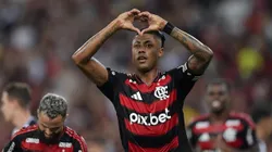 Bruno Henrique, jogador do Flamengo, durante partida contra o Vasco, pelo Campeonato Carioca. Foto: Thiago Ribeiro/AGIF.