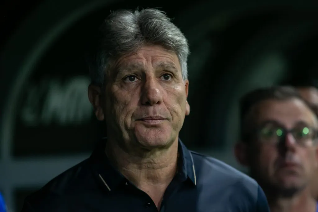 MG – BELO HORIZONTE – 09/10/2024 – BRASILEIRO A 2024, ATLETICO-MG X GREMIO – Renato Gaucho tecnico do Gremio durante partida contra o Atletico-MG no estadio Arena MRV pelo campeonato Brasileiro A 2024. Foto: Fernando Moreno/AGIF