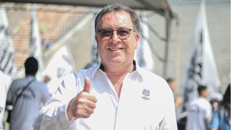 Marcelo Teixeira assumiu a presidência do Santos logo após o rebaixamento do clube