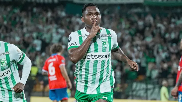 Internacional terá pela frente o Atlético Nacional, de Alfredo Morelos - Foto: Reprodução/Atlético Nacional