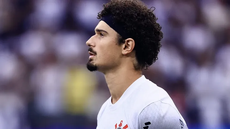 André Ramalho durante partida entre Corinthians e Velo Clube, na Neo Química Arena, pelo Campeonato Paulista.