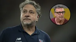 Julio Casares, presidente do São Paulo - Fotos: Jorge Rodrigues/AGIF e Reprodução