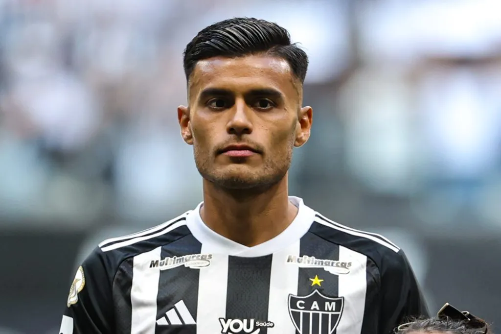 SP – BELO HORIZONTE – 21/07/2024 – BRASILEIRO A 2024, ATLETICO-MG X VASCO – Fausto Vera jogador do Atletico-MG durante partida contra o Vasco no estadio Arena MRV pelo campeonato Brasileiro A 2024. Foto: Gilson Lobo/AGIF