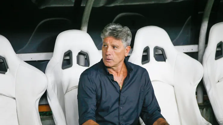 Renato Gaúcho técnico do Grêmio durante partida contra o Fortaleza no estadio Arena Castelao pelo campeonato Brasileiro A 2024. Foto: Baggio Rodrigues/AGIF