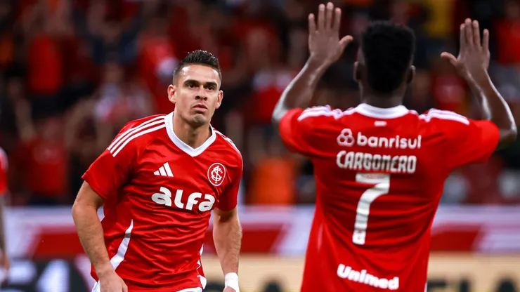 Rafael Borre, jogador do Internacional. Foto: Maxi Franzoi/AGIF