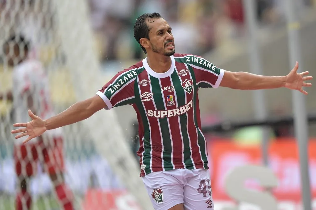 Fluminense venceu o Bragantino na última partida no Maracanã, pelo Brasileirão. Foto: Thiago Ribeiro/AGIF