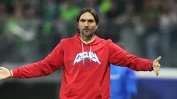 Diego Martínez durante duelo contra o Palestra