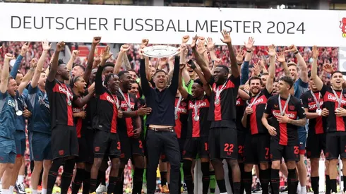 Bayer 04 Leverkusen, atual campeão da Bundesliga. Foto: Alex Grimm/Getty Images