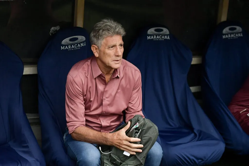 RJ – RIO DE JANEIRO – 06/04/2025 – BRASILEIRO A 2025, FLUMINENSE X BRAGANTINO – Renato Gaucho tecnico do Fluminense durante partida contra o Bragantino no estadio Maracana pelo campeonato Brasileiro A 2025. Foto: Thiago Ribeiro/AGIF