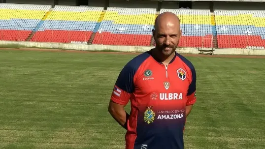 Paulo Morgado em trabalho no futebol