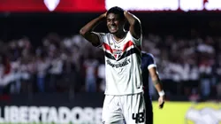 Lucas Ferreira em ação pelo São Paulo - Foto: Fabio Giannelli/AGIF